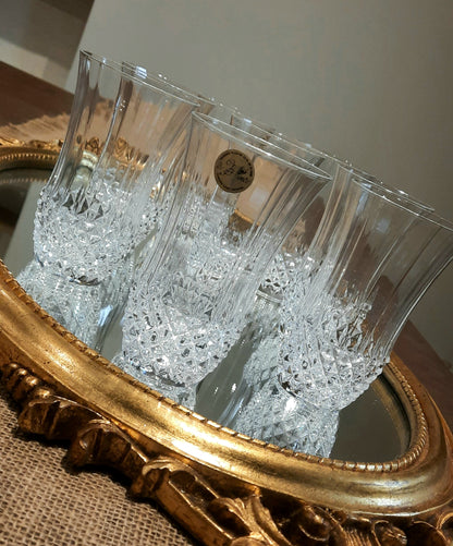 8 verres à cocktail cristal de France