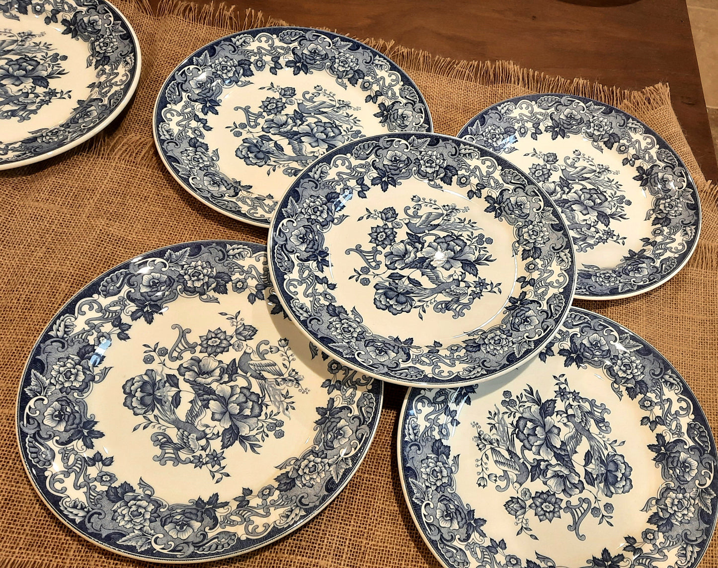 Lot de 6 assiettes plates