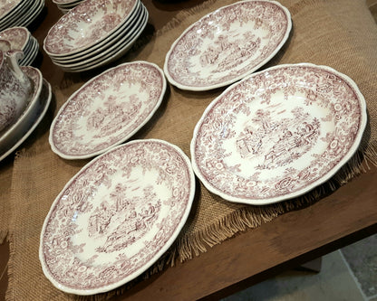 Lot de 4 Assiettes Plates